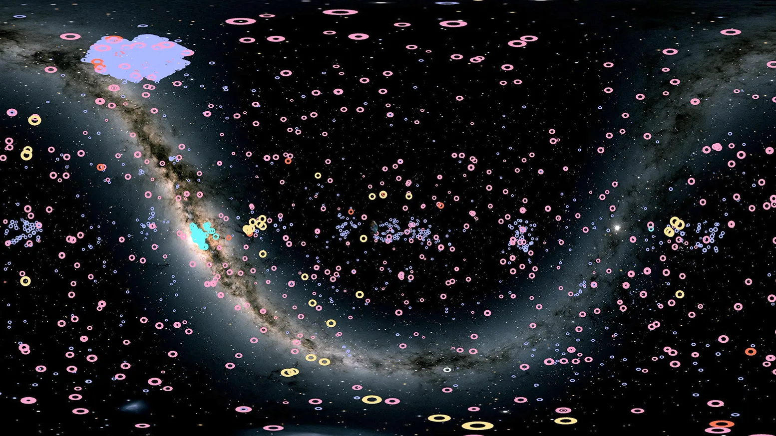 Screenshot from the 4000 Exoplanets video.