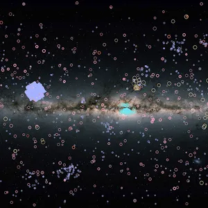 Screenshot from the 5000 Exoplanets video.