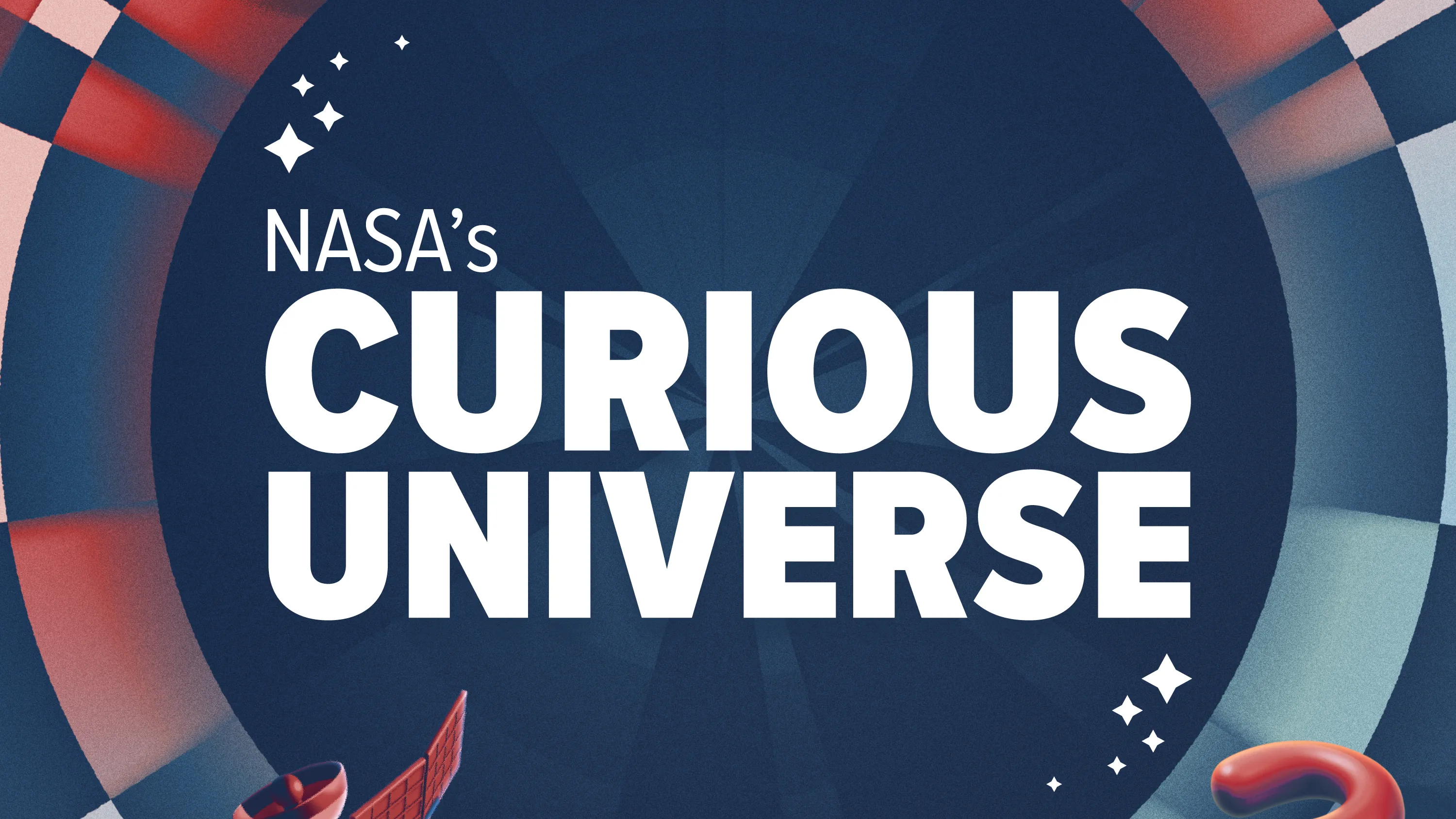 NASA's Curious Universe logo.