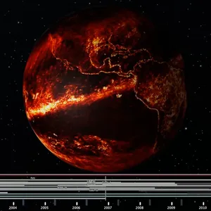 Screenshot from the NASA's View of Earth, in Music video.