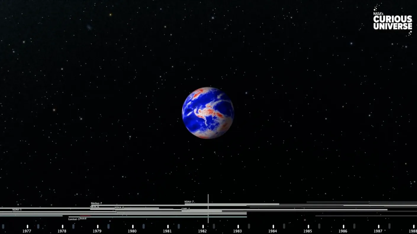 Screenshot from the Earth Day video.