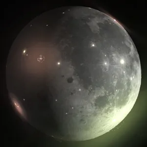 Screenshot from the Moon Impacts video.