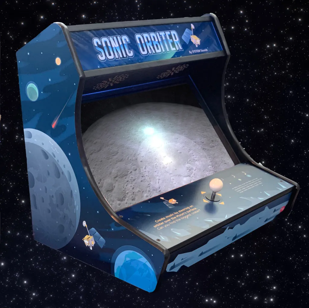 Picture of the Sonic Orbiter arcade machine